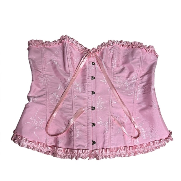 Other - Pink Corset Bustier Top